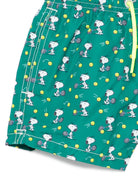 Costume da bagno per bambino MC2 Saint Barth Kids x Peanuts verde a fantasia JEA0004 02660L MC2 ST. BARTH KIDS 