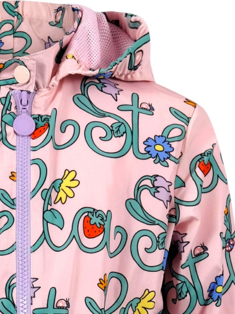 Giacca per bambina Stella McCartney Kids rosa con stampa all-over TY2A07 Z3426 51RMC STELLA McCARTNEY KIDS 