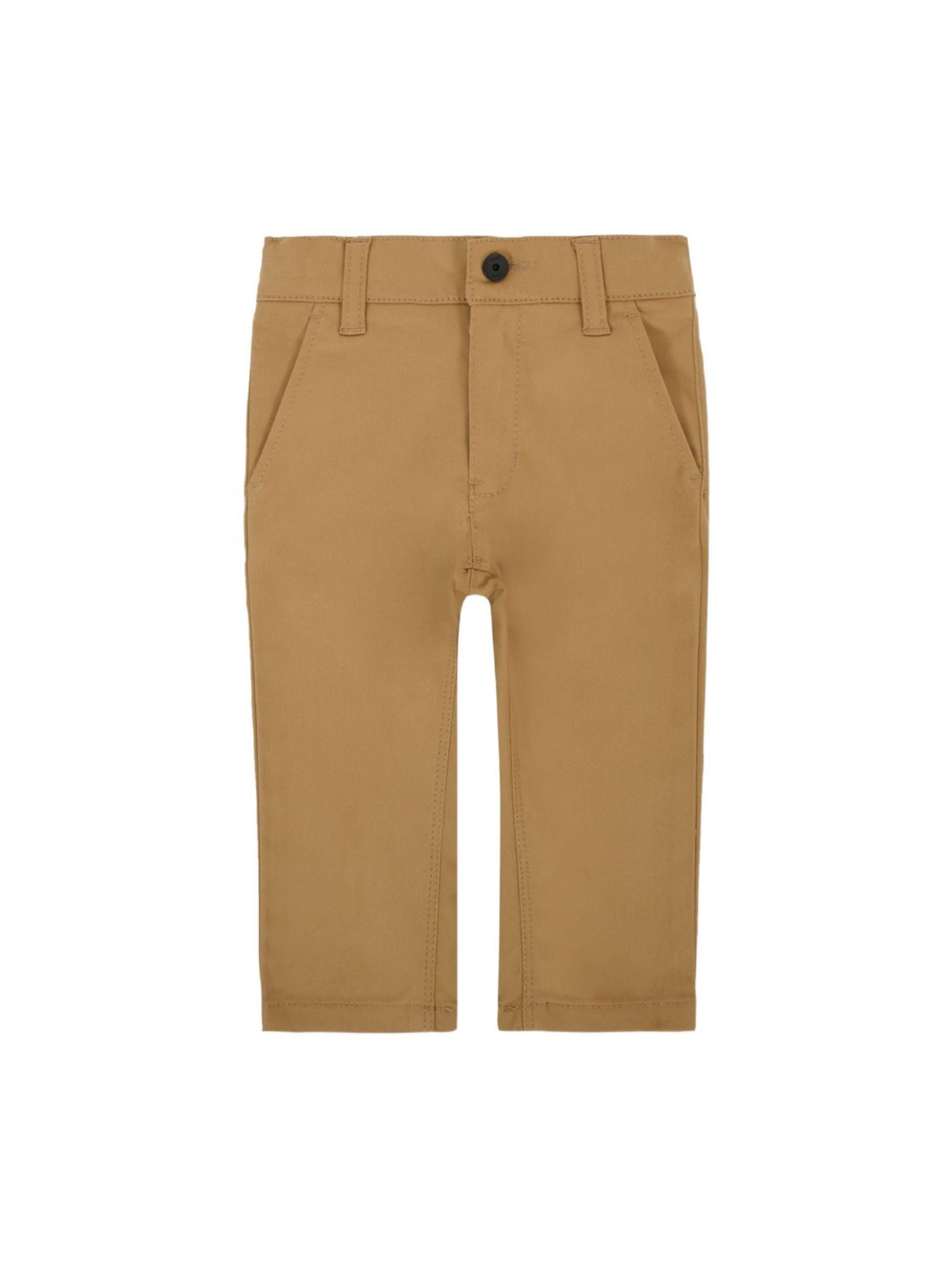 Pantaloni da bambino Boss Kids beige con tasche frontali J52705 269 BOSS KIDS 