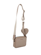 Borsa a spalla  per bambina Michael Kors Kids beige con monogramma R30648 215 MICHAEL KORS KIDS 