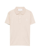 T-shirt per bambino Roberto Cavalli Kids beige con colletto classico CBP26106PO BEIGE CL. ROBERTO CAVALLI KIDS 