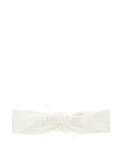 Fascia per neonata Monnalisa bianca con decorazione a fiori 73F007 6207 0001 MONNALISA 