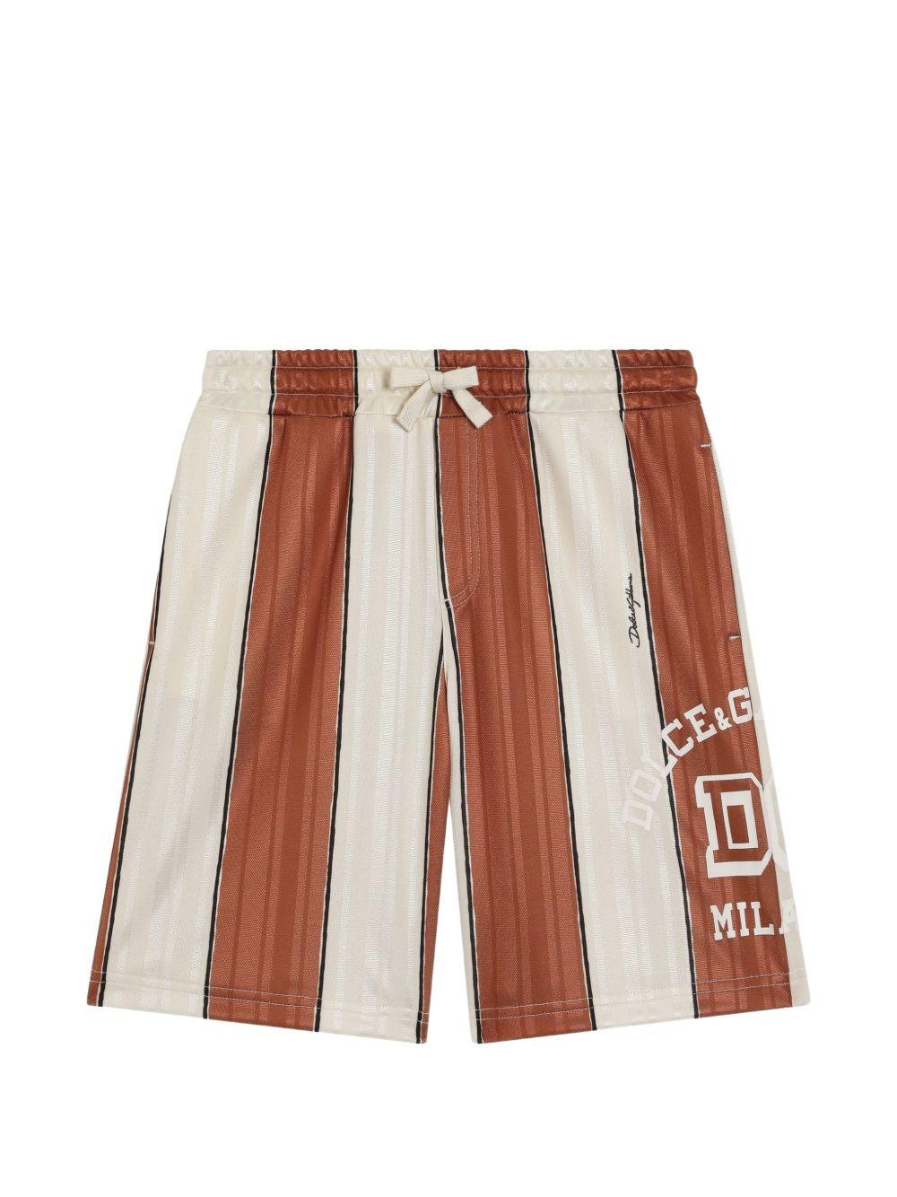 Bermuda per bambino Dolce & Gabbana Kids multicolore a righe L4JQXA HS7Q5 HQ5XM DOLCE & GABBANA KIDS 