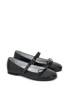 Ballerine per bambina Monnalisa Kids nere con fiocco 8CH015 8786 0050 MONNALISA KIDS 