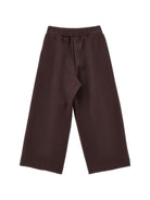Pantaloni per bambina Monnalisa Kids marrone con pieghe 17H401 8300 0006 MONNALISA KIDS 