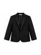 Giacca per bambino Dolce & Gabbana Kids nera con design monopetto L41J89 G7PQI N0000 DOLCE & GABBANA KIDS 