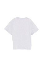 T-shirt per bambino Stella McCartney Kids grigia con stampa grafica TY8R21 Z0434 807 STELLA McCARTNEY KIDS 