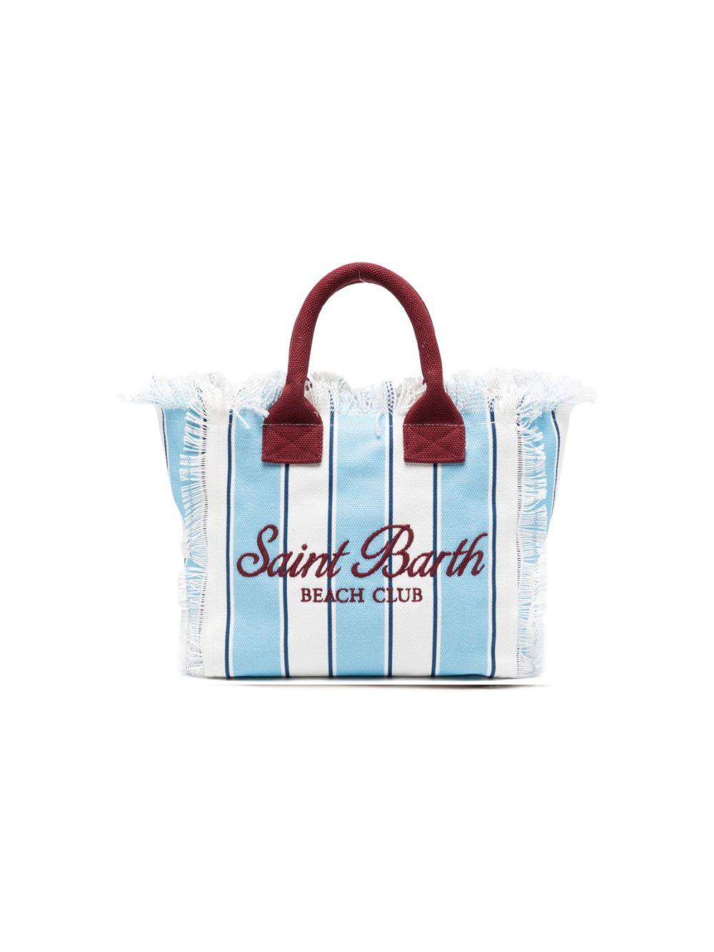 Borsa tote colette MC2 Saint Barth multicolore con frange COL0001 00938L MC2 ST. BARTH KIDS 