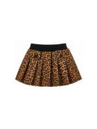 Gonna per bambina Monnalisa Kids animalier con stampa leopardata 41H704 8623 0080 MONNALISA KIDS 