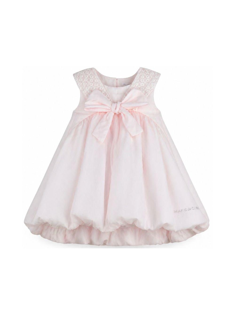Abito per bambina The Marc Jacobs Kids rosa chiaro con fiocco W60856 470 THE MARC JACOBS KIDS 