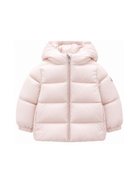 Giubbino per neonata Moncler Kids rosa con design trapuntato L29511A00022597YF 51N MONCLER KIDS 