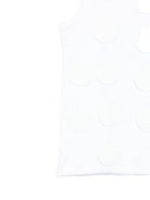 Canotta per bambina MSGM Kids bianca con applicazioni S6MSJGTA100 001 MSGM KIDS 