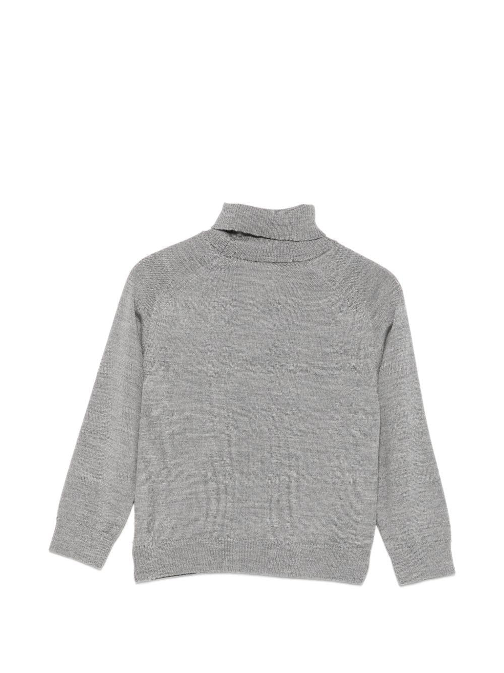 Maglione per bambini Douuod Kids grigio con collo alto DZ9P10 Z4164 806 DOUUOD KIDS 