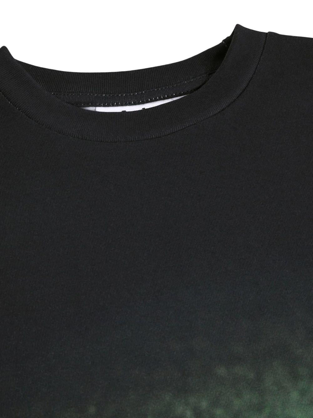 T-shirt per bambino Molo Kids nera con stampa grafica pallone 1W26A203 9943 MOLO KIDS 