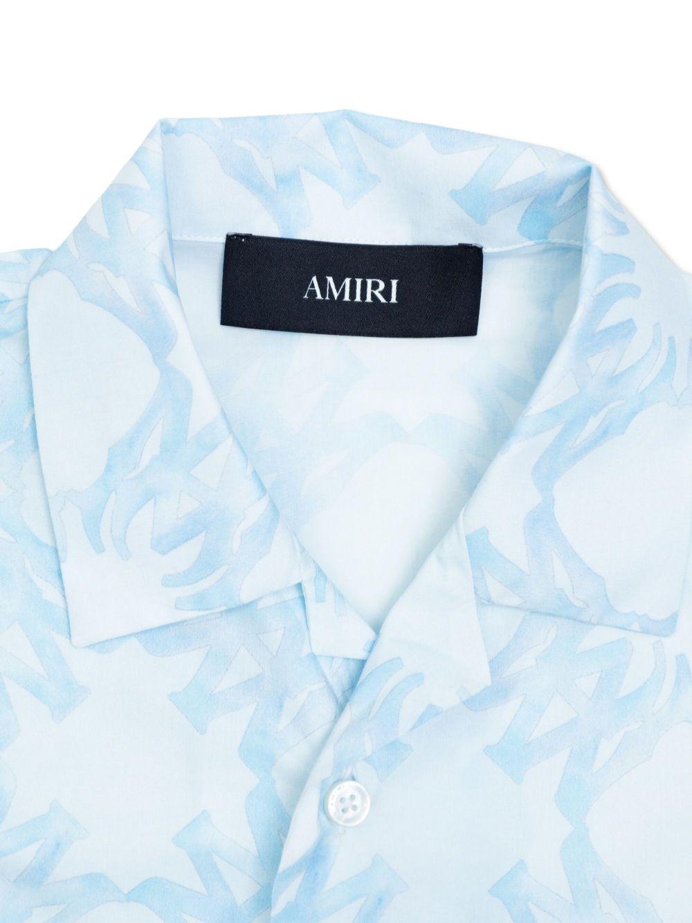 Camicia per bambino AMIRI KIDS azzurro a maniche corte AKSTCA1012 892 AMIRI 