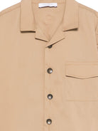 Camicia per bambino Paolo Pecora Kids beige con taschino anteriore PP4332 KEIGE PAOLO PECORA KIDS 
