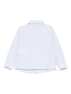 Camicia per neonato Emporio Armani Kids azzurra con motivo a righe EB000583 AF16580 M0010 EMPORIO ARMANI KIDS 