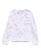 Felpa per bambina Stella McCartney Kids viola con motivo tie-dye TX4A00 Z3039 999 STELLA McCARTNEY KIDS 