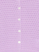 Cardigan georgina per bambina Molo viola traforata a girocollo 2S26K310 5640 MOLO 