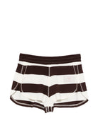 Shorts per donna Alysi multicolore con design a righe 116116 P6050 CHOCO ALYSI 