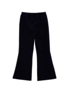 Pantaloni svasati per bambina Monnalisa Kids blu con placca logo 17H403 8220 0056 MONNALISA KIDS 