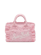 Borsa Vanity Mini MC2 Saint Barth rosa in pizzo sangallo VAMI018 02531L MC2 ST. BARTH KIDS 