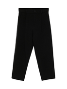 Pantaloni per bambina Douuod Kids nero con dettaglio a righe DX6P40 J0371 930 DOUUOD KIDS 