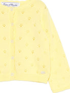 Cardigan per neonata Tartine Et Chocolat giallo con design traforato CC18051 70 TArtine & Chocolat KIDS 