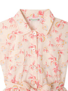 Abito per bambina Bonpoint beige con stampa floreale P06GDRW00001 603 BONPOINT KIDS 