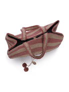 Borsa per bambina Bonpoint rosa con scritta ricamata C06GBAW00001 221 BONPOINT 