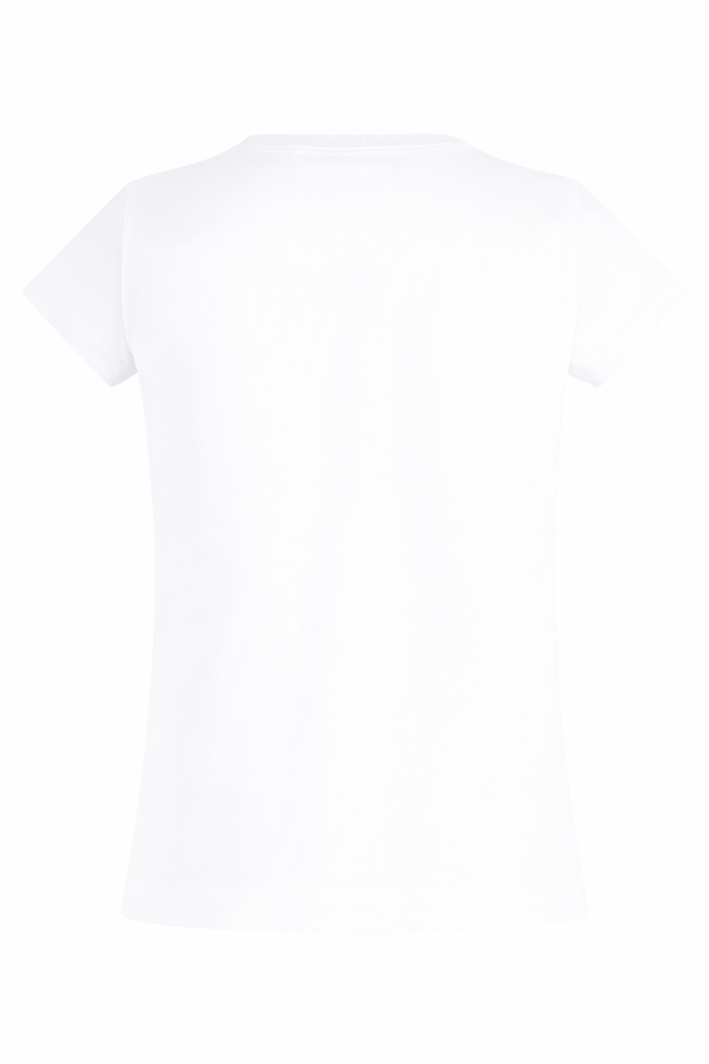 T-shirt per bambina Monnalisa bianca con stampa grafica sul davanti 11G618 7201 0099 MONNALISA KIDS 
