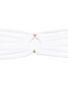 Bikini da donna MC2 Saint Barth bianco con dettagli arricciati VIR0008 08636L MC2 ST. BARTH 