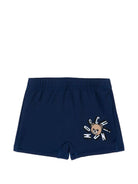 Costume per neonato Moschino Kids blu con stampa Teddy MXL006LKA11 40016 MOSCHINO KIDS 
