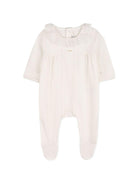 Set copertina e tutina per neonata Chloé Kids bianco con finiture in pizzo C20925 117 CHLOE' KIDS 