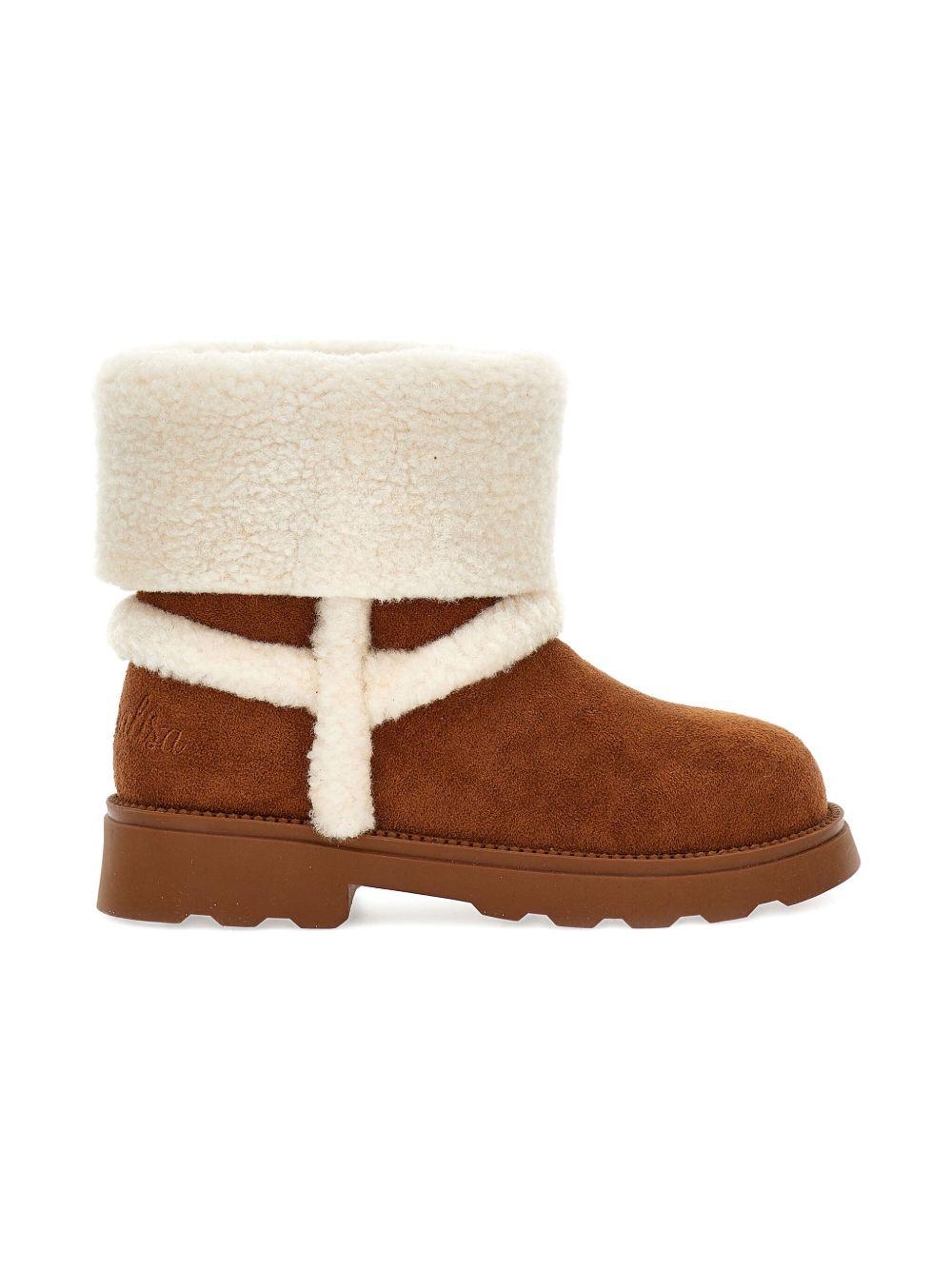 Stivaletti per bambina Monnalisa marrone con fodera in pelle di pecora 87F002 6702 0006 MONNALISA 