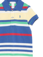 Tutina per neonato Polo Ralph Lauren Kids multicolore con caratteristico motivo Polo Pony 320B14039 001 Ralph Lauren kids 