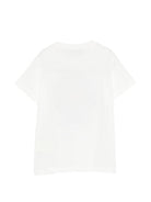 T-shirt per bambino Fendi Kids bianca con stampa grafica sul davanti JMI512 7AJ F0TU9 FENDI KIDS 