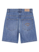 Shorts per bambino Givenchy Kids denim con cuciture tono su tono H31110 Z25 GIVENCHY KIDS 
