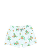 Costume per bambino MC2 Saint Barth Kids azzurro con motivo dinosauri JEA0004 02027L MC2 ST. BARTH KIDS 