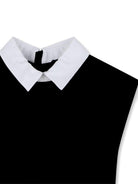 Abito per bambina Karl Lagerfeld Kids nero con gonna plissettata Z31151 M41 KARL LAGERFELD KIDS 