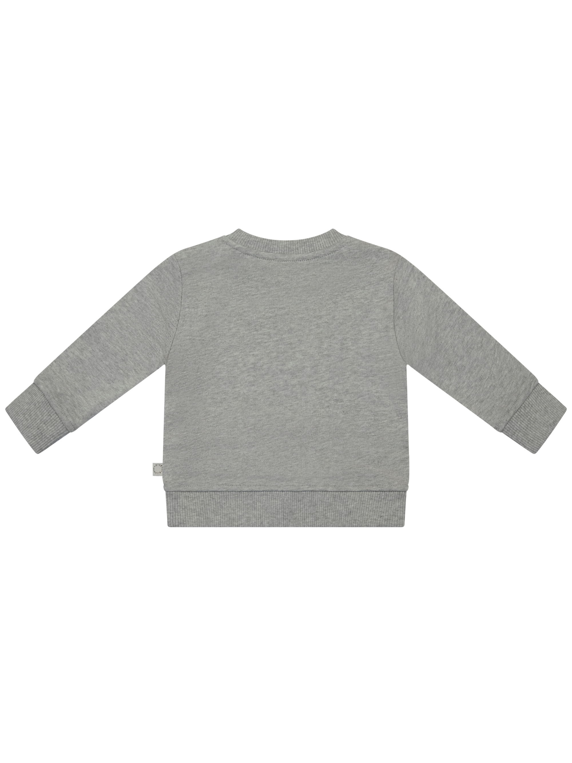 Felpa per neonato Stella McCartney Kids grigio con stampa grafica sul davanti TY4540 Z0499 807 STELLA McCARTNEY KIDS 