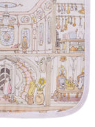 Bavaglino per neonati Atelier Choux Dollhouse bianco con stampa grafica BI-CS-DOH O-U ATELIER CHOUX PARIS KIDS 