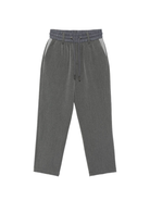 Pantaloni per bambino John Richmond Junior grigio con coulisse in vita RBA25102PA GREY STEEL JOHN RICHMOND JUNIOR 