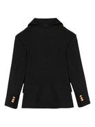Blazer per bambino Balmain Kids nero con chiusura a bottoni dorati BY2P04 P0484 930 BALMAIN KIDS 