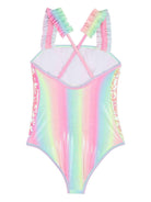 Costume da bagno per bambina Billieblush rosa con paillettes U22200 Z41 BILLIEBLUSH 