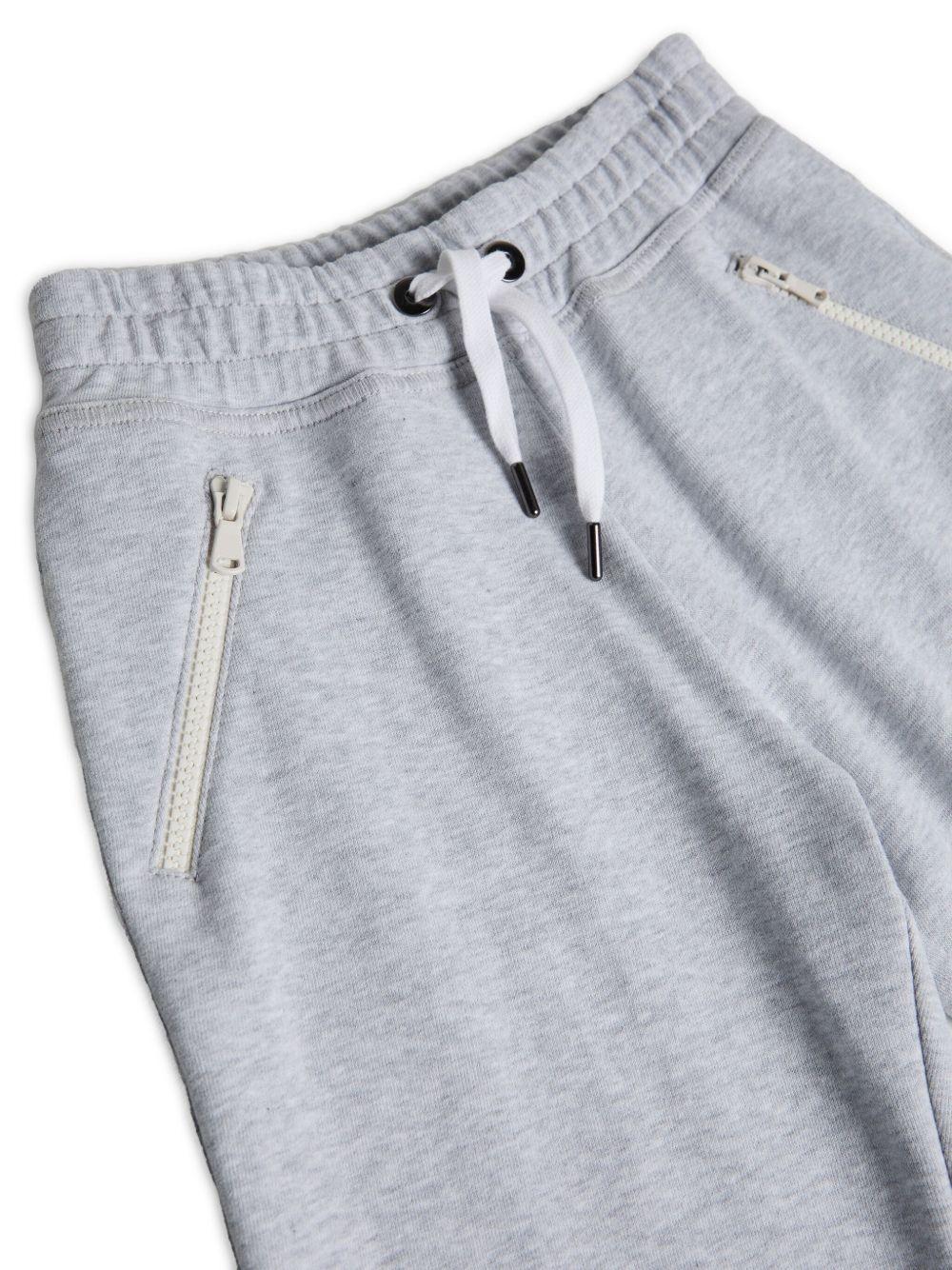 Pantaloni sportivi per bambina Brunello Cucinelli Kids Smooth French grigio BN05NE632 C8003 BRUNELLO CUCINELLI KIDS 