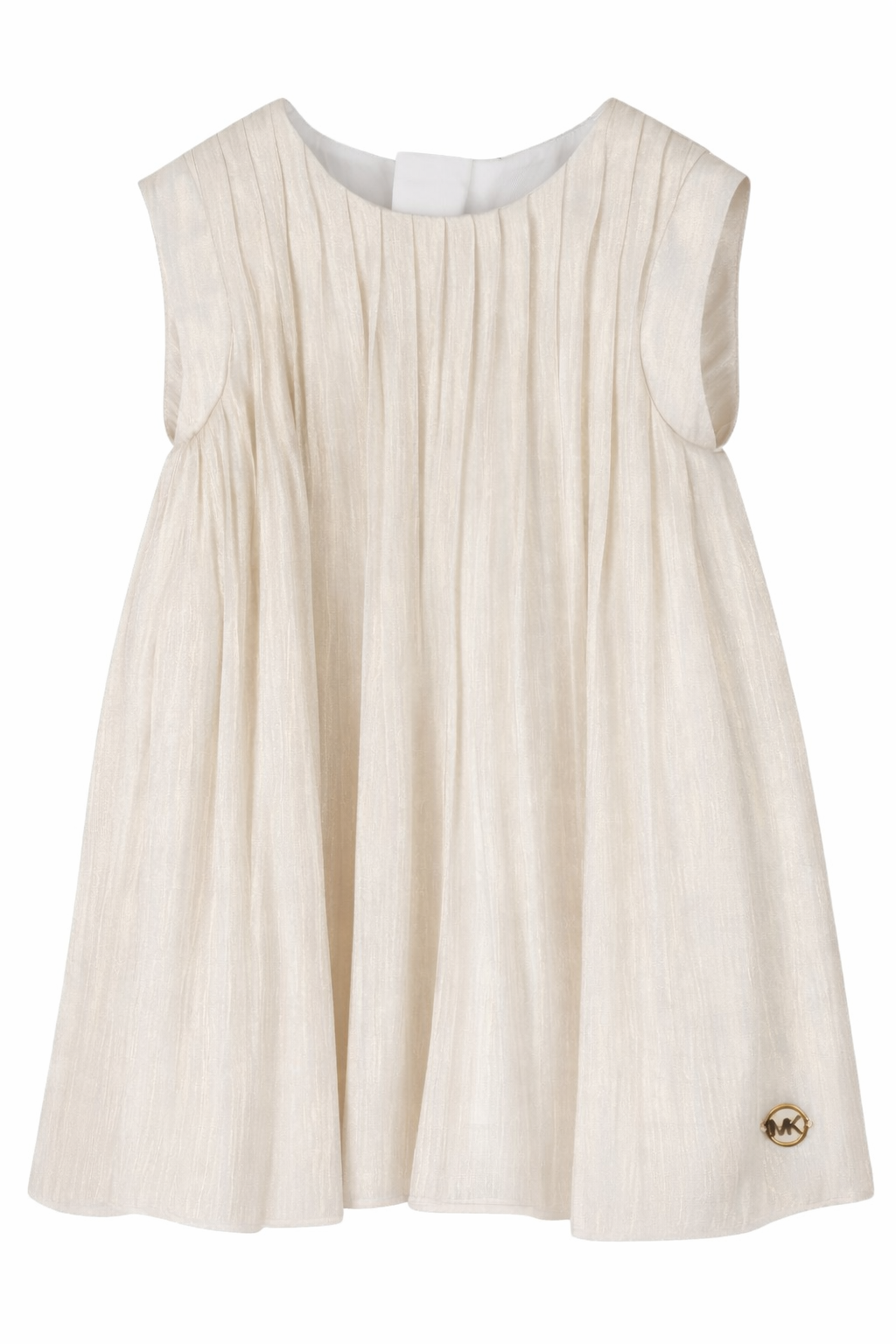 Abito per neonata Michael Kors Kids bianco plissettato R30551 Z99 MICHAEL KORS KIDS 