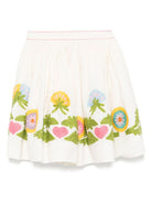 Gonna per bambina molo beige Bonnie con vita elasticizzata sul retro 2S25D126 3995 MOLO KIDS 