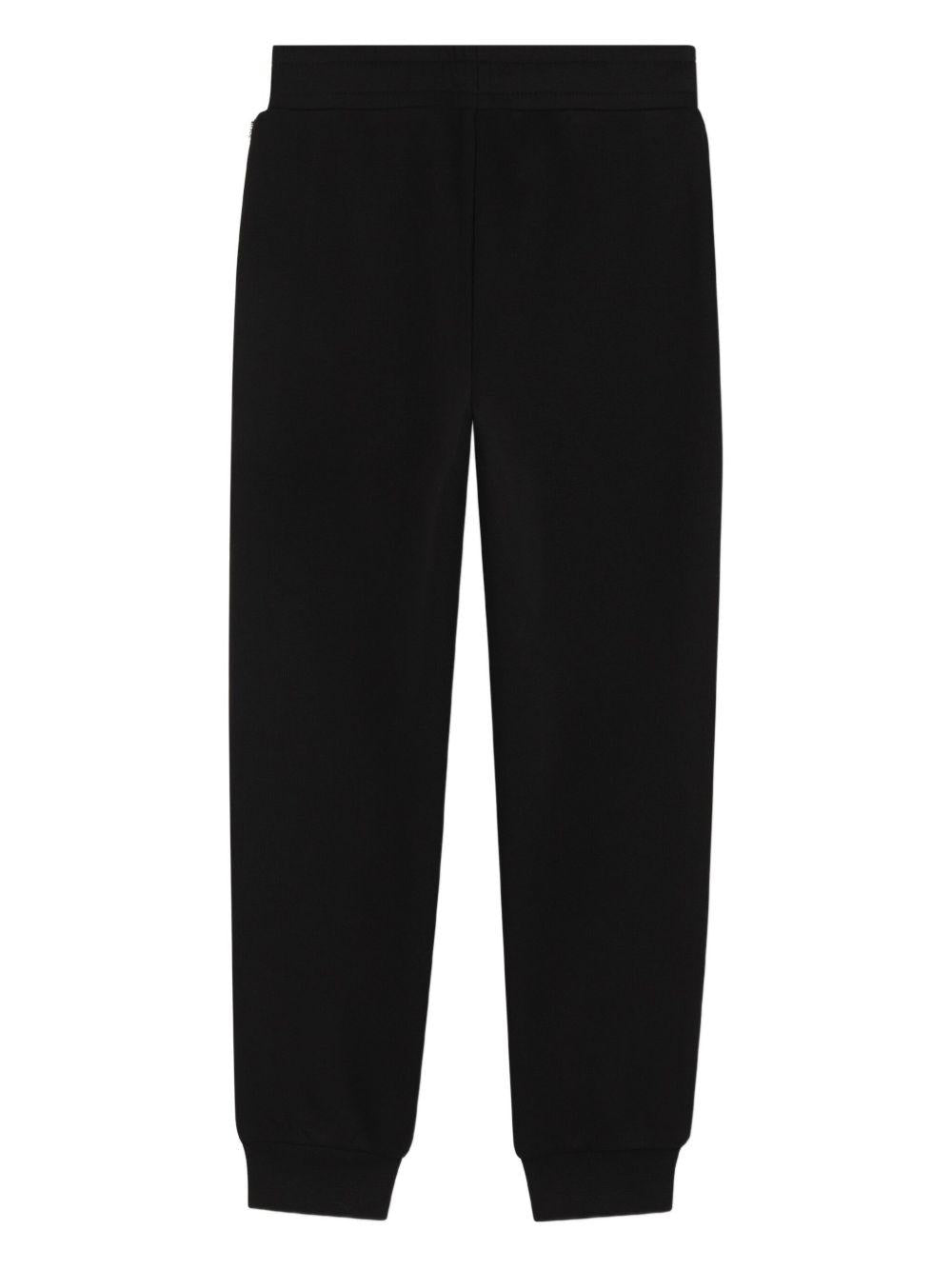 Pantaloni sportivi per bambino Boss kidswear neri con logo J52288 09B BOSS KIDS 