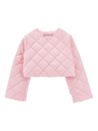 Giacca per bambina Monnalisa rosa con design trapuntato 17G100 7020 0090 MONNALISA KIDS 
